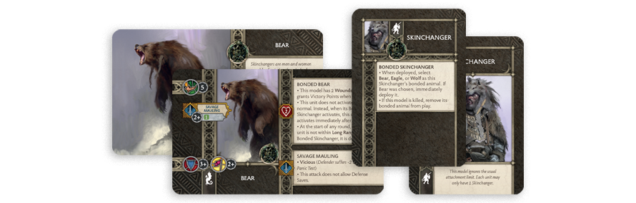 A Song of Ice and Fire : Tabletop Miniatures Game - Free Folk Skinchangers